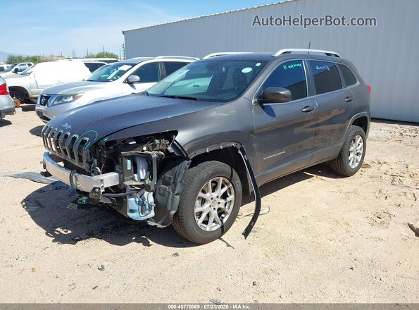 1C4PJMLX6JD534805 2018 JEEP CHEROKEE Gray Front left
