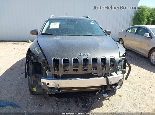 1C4PJMLX6JD534805 2018 JEEP CHEROKEE Gray Instrument cluster view