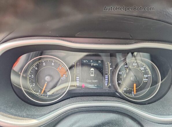 1C4PJMLX7JD506205 2018 JEEP CHEROKEE White ხელსაწყოთა პანელის ხედი
