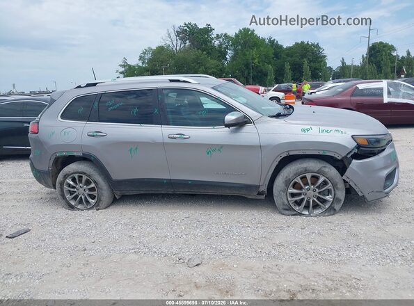1C4PJMLX7KD422354 2019 JEEP CHEROKEE Silver უკანა სალონის ხედი