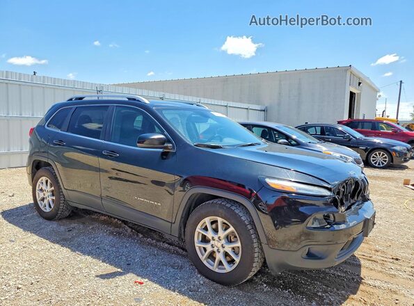 1C4PJMLX8JD548771 2018 JEEP CHEROKEE Черный Передняя правая четверть