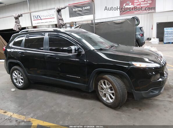 1C4PJMLX8JD602487 2018 JEEP CHEROKEE Black Սալոնի հետևի տեսք
