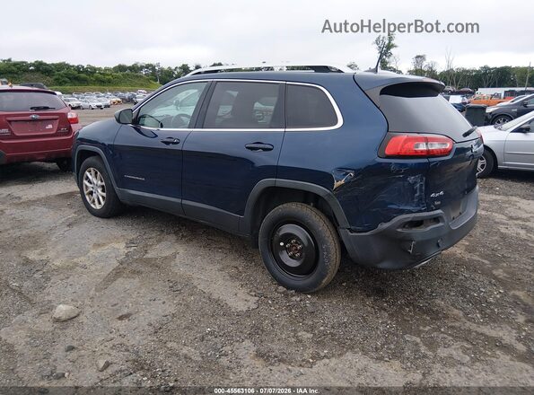 1C4PJMLX9JD522406 2018 JEEP CHEROKEE Синий Задняя левая четверть