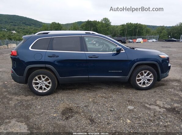 1C4PJMLX9JD522406 2018 JEEP CHEROKEE Синий Вид задней части салона