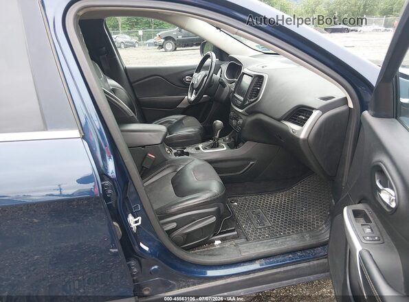1C4PJMLX9JD522406 2018 JEEP CHEROKEE Синий Вид салона спереди