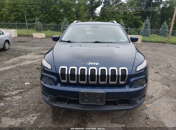 1C4PJMLX9JD522406 2018 JEEP CHEROKEE Синий Вид щитка приборов
