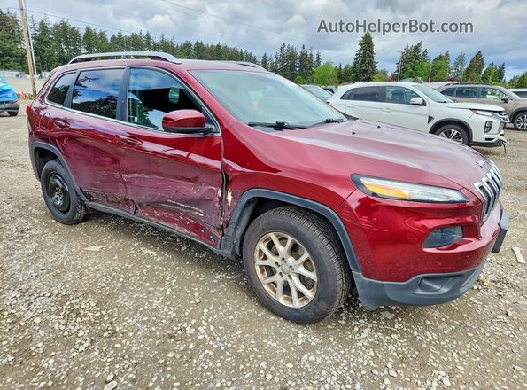 1C4PJMLX9JD602806 2018 JEEP CHEROKEE Burgundy Առջևի աջ