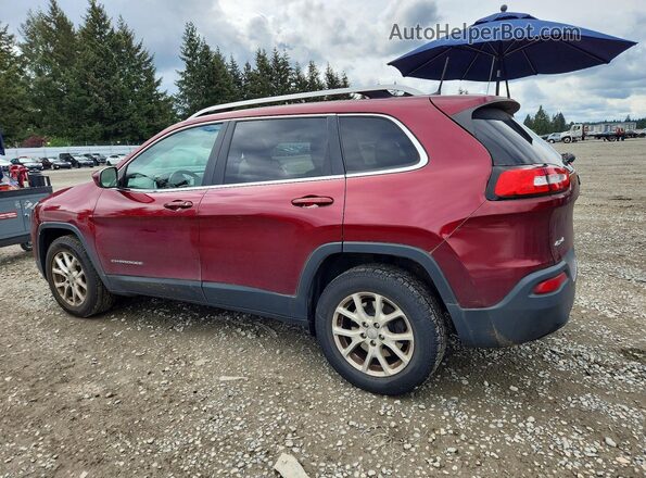 1C4PJMLX9JD602806 2018 JEEP CHEROKEE Burgundy Հետևի ձախ