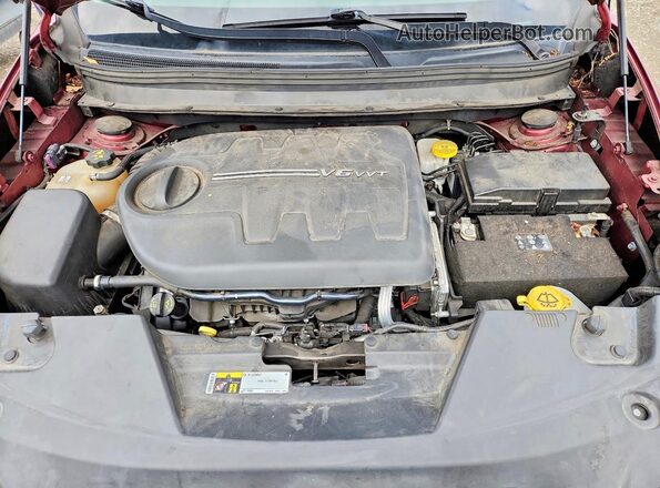 1C4PJMLX9JD602806 2018 JEEP CHEROKEE Burgundy Շարժիչի բաժամունքի տեսք