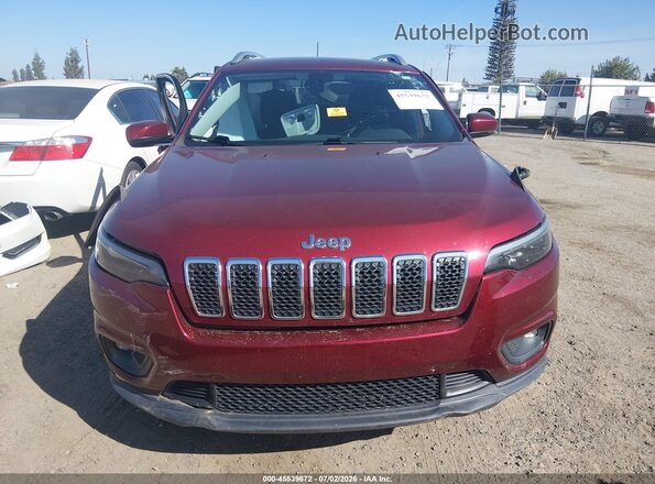 1C4PJMLX9KD126543 2019 JEEP CHEROKEE Burgundy 