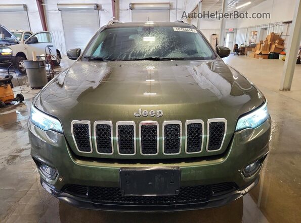 1C4PJMLXXKD305075 2019 JEEP CHEROKEE Зеленый Вид спереди