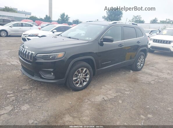 1C4PJMLXXKD413955 2019 JEEP CHEROKEE Black Vista tres cuartos delantera izquierda