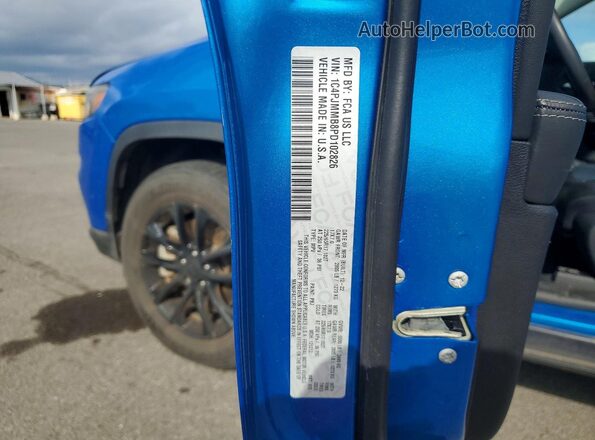 1C4PJMMB8PD102826 2023 JEEP CHEROKEE Blue VIN sticker view