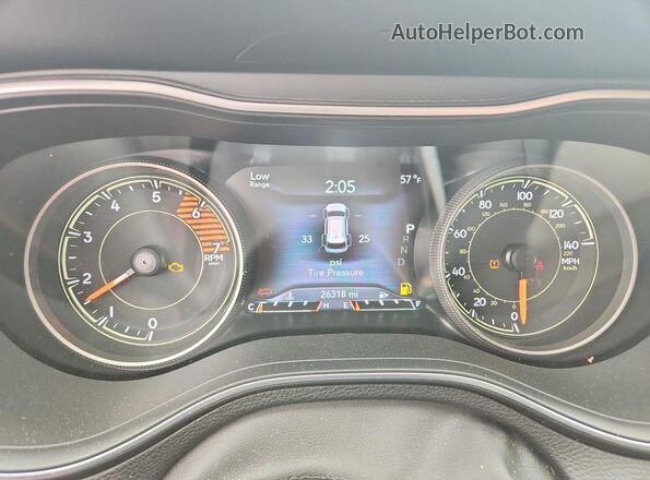1C4PJMMN1ND528607 2022 JEEP CHEROKEE White Սարքավորումների վահանակի տեսք
