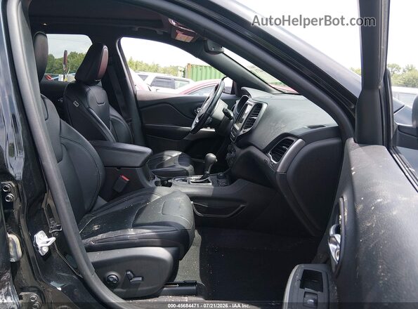 1C4PJMMX1MD152250 2021 JEEP CHEROKEE Черный Вид салона спереди