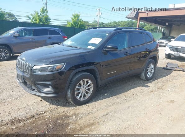 1C4PJMMX3ND535981 2022 JEEP CHEROKEE Черный Передняя левая четверть