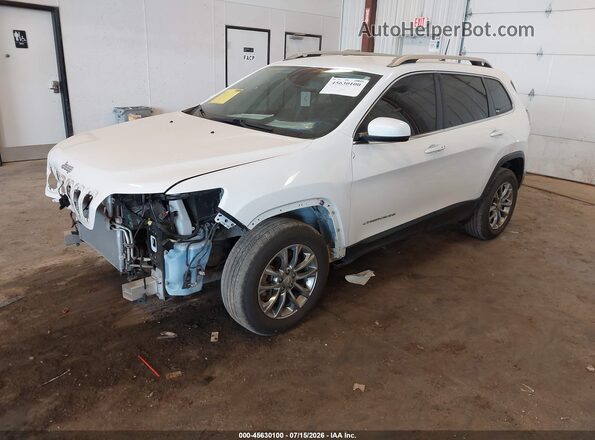 1C4PJMMX4MD100885 2021 JEEP CHEROKEE White Передня ліва чверть