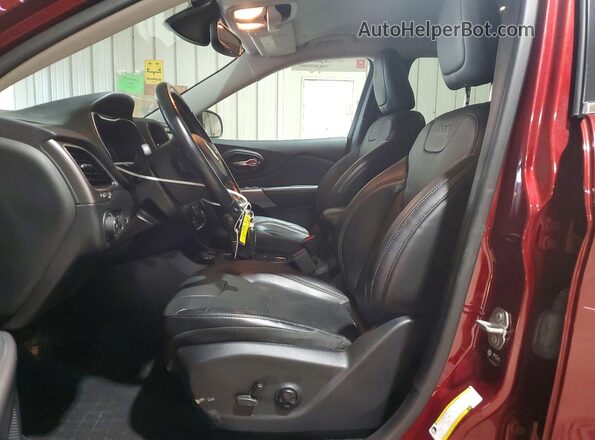 1C4PJMMX4MD151268 2021 JEEP CHEROKEE Burgundy Vista interior delantera