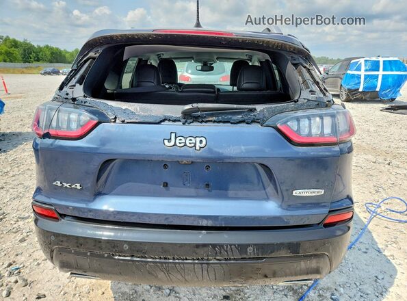 1C4PJMMX4MD230925 2021 JEEP CHEROKEE Синий Вид сзади