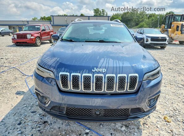 1C4PJMMX4MD230925 2021 JEEP CHEROKEE Синий Вид спереди