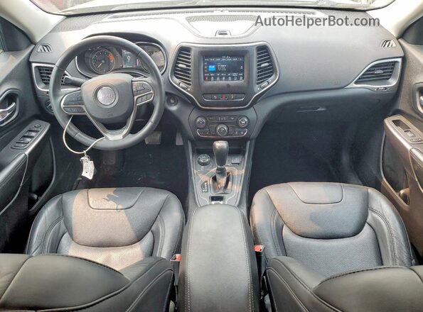 1C4PJMMX7MD222818 2021 JEEP CHEROKEE Blue Widok deski rozdzielczej
