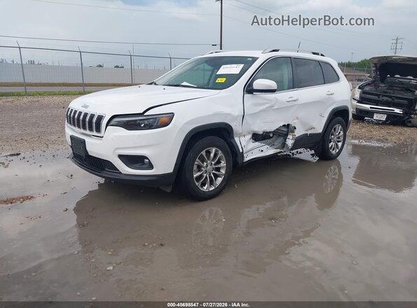 1C4PJMMX8MD133128 2021 JEEP CHEROKEE White Առջևի ձախ երեք քառորդ տեսարան