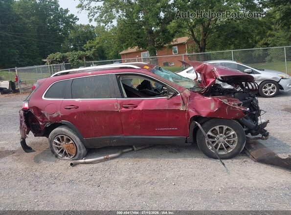 1C4PJMMX9MD120923 2021 JEEP CHEROKEE Red Vista interior trasera