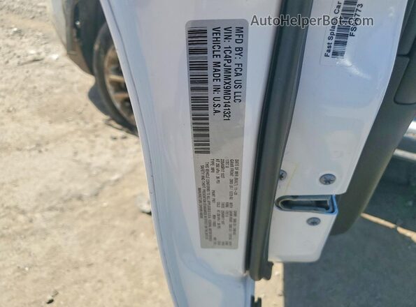 1C4PJMMX9MD141321 2021 JEEP CHEROKEE White Vista del compartimento del motor