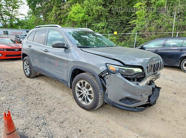 1C4PJMMXXMD193959 2021 JEEP CHEROKEE Gray Przód prawy
