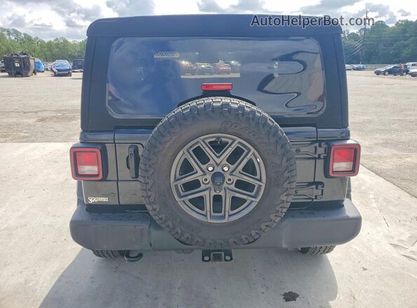 1C4PJXAG5RW344692 2024 JEEP WRANGLER Black Вид ззаду