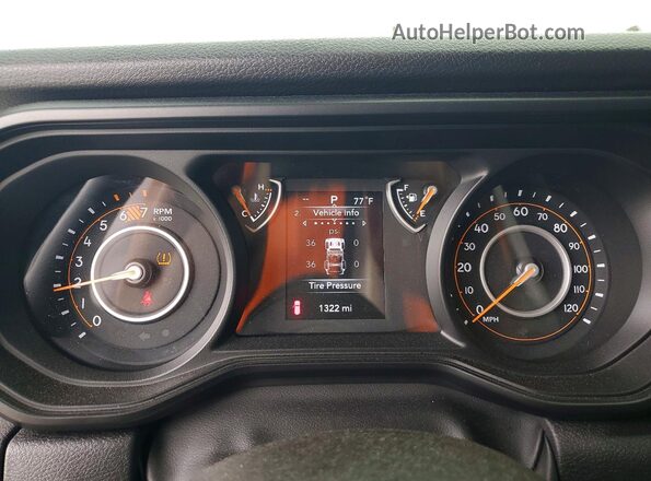 1C4PJXAN3SW619917 2025 JEEP WRANGLER Gray Սարքավորումների վահանակի տեսք