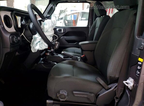1C4PJXANXSW646340 2025 JEEP WRANGLER Gray Vista interior delantera