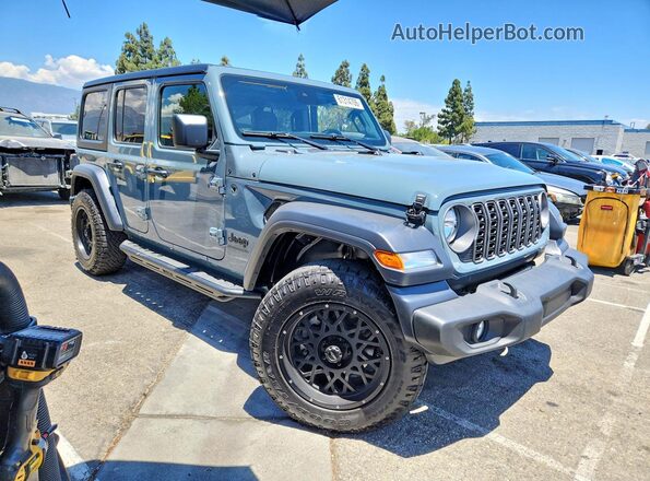 1C4PJXDG2SW535780 2025 JEEP WRANGLER Серый Передняя правая четверть