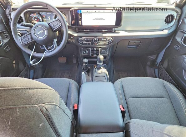 1C4PJXDG2SW535780 2025 JEEP WRANGLER Серый Вид панели приборов