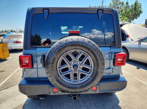1C4PJXDG2SW535780 2025 JEEP WRANGLER Серый Вид сзади