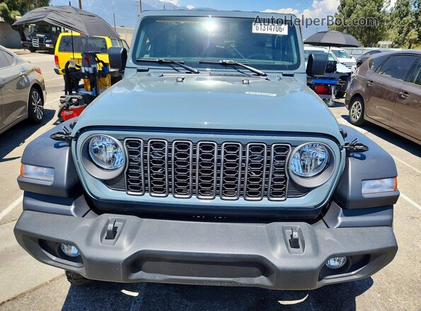1C4PJXDG2SW535780 2025 JEEP WRANGLER Серый Вид спереди