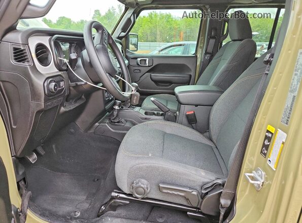 1C4PJXDG2SW581044 2025 JEEP WRANGLER Tan წინა სალონის ხედი