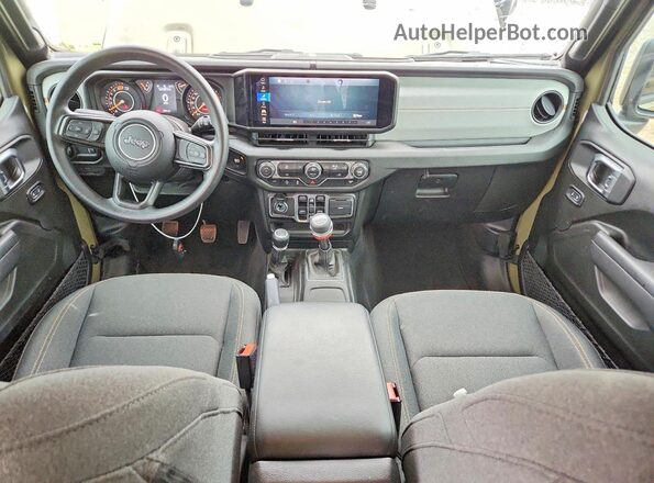 1C4PJXDG2SW581044 2025 JEEP WRANGLER Tan წინა პანელის ხედი