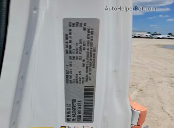 1C4PJXDG4RW277501 2024 JEEP WRANGLER White Vista de la etiqueta del VIN