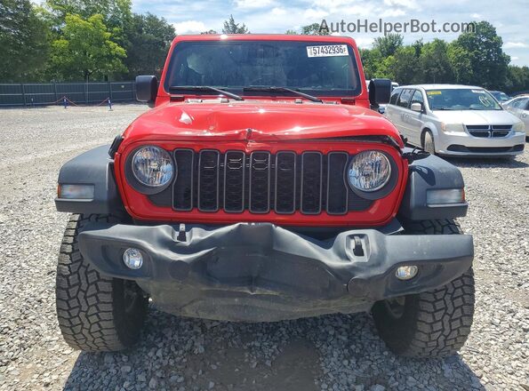 1C4PJXDG4RW307905 2024 JEEP WRANGLER Red Вид спереду