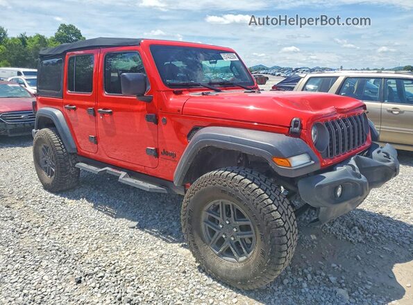 1C4PJXDG4RW307905 2024 JEEP WRANGLER Red Передня права чверть