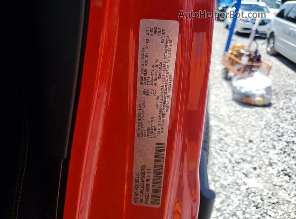 1C4PJXDG4RW307905 2024 JEEP WRANGLER Red Вид наклейки з VIN-кодом