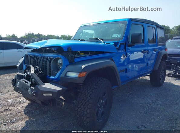 1C4PJXDG4SW561961 2025 JEEP WRANGLER Blue Przód lewy