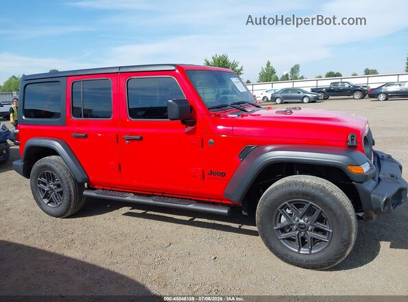 1C4PJXDG4SW660375 2025 JEEP WRANGLER Red Սալոնի 360 աստիճան տեսք