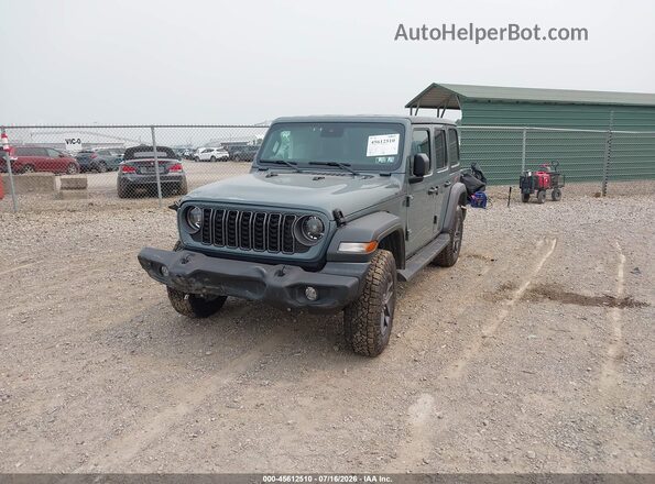 1C4PJXDG5SW659106 2025 JEEP WRANGLER Gray Vista tres cuartos delantera izquierda