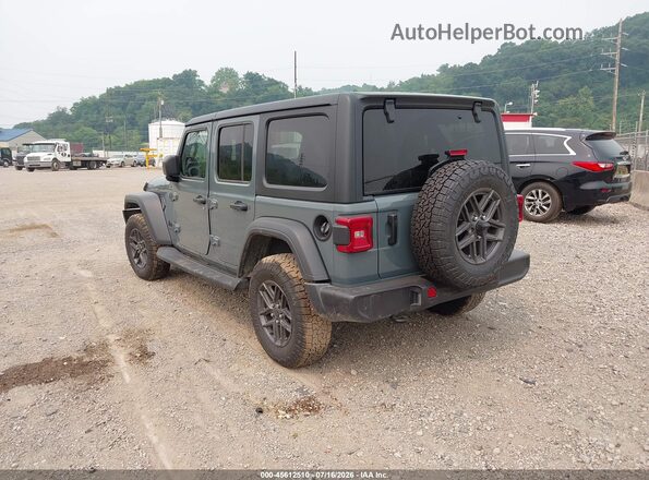 1C4PJXDG5SW659106 2025 JEEP WRANGLER Gray Trasero izquierdo