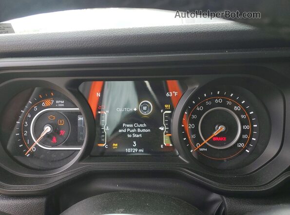 1C4PJXDG6SW540514 2025 JEEP WRANGLER Черный Вид щитка приборов