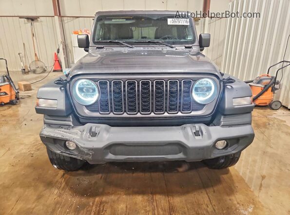 1C4PJXDG7RW282420 2024 JEEP WRANGLER Gray Դիմացի տեսք