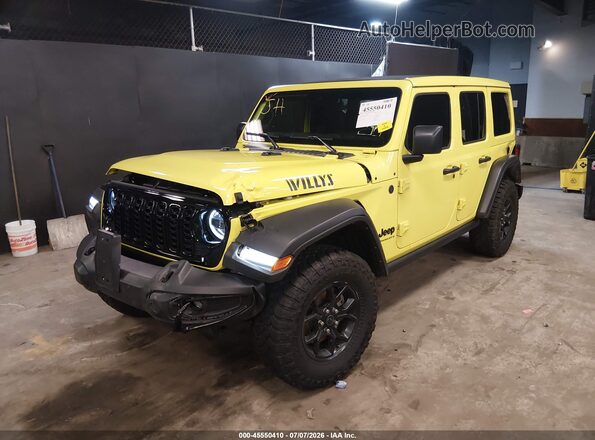1C4PJXDG8RW287321 2024 JEEP WRANGLER Yellow Вид спереду