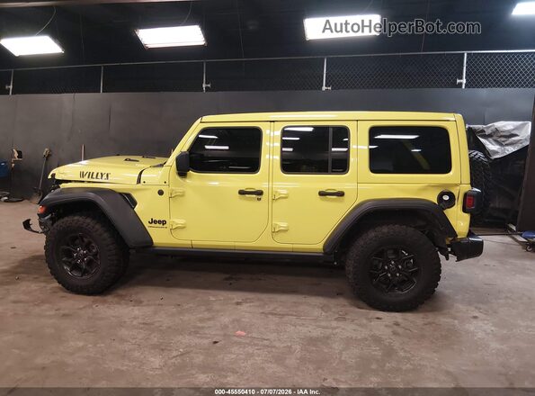 1C4PJXDG8RW287321 2024 JEEP WRANGLER Yellow Панорамний вид салону 360°